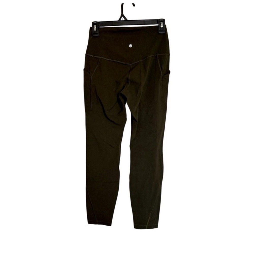 Lululemon Align No Line Olive High-Rise Ankle Leggings - Size 10 - 25"